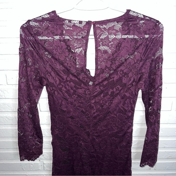H&M Mama Wine Maternity Lace bodycon dress, Women’s Size Extra Small - Picture 4 of 6